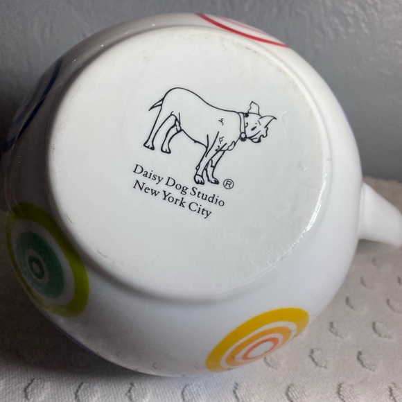 NEW Daisy Dog Studio NYC Porcelain Iced Tea Pitcher - Picture 7 of 12